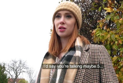 Рудая молодуха с большими планами на будущее, хорошо поработала за денежное вознаграждение.